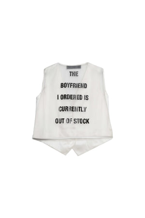 Silk Boyfriend Vest