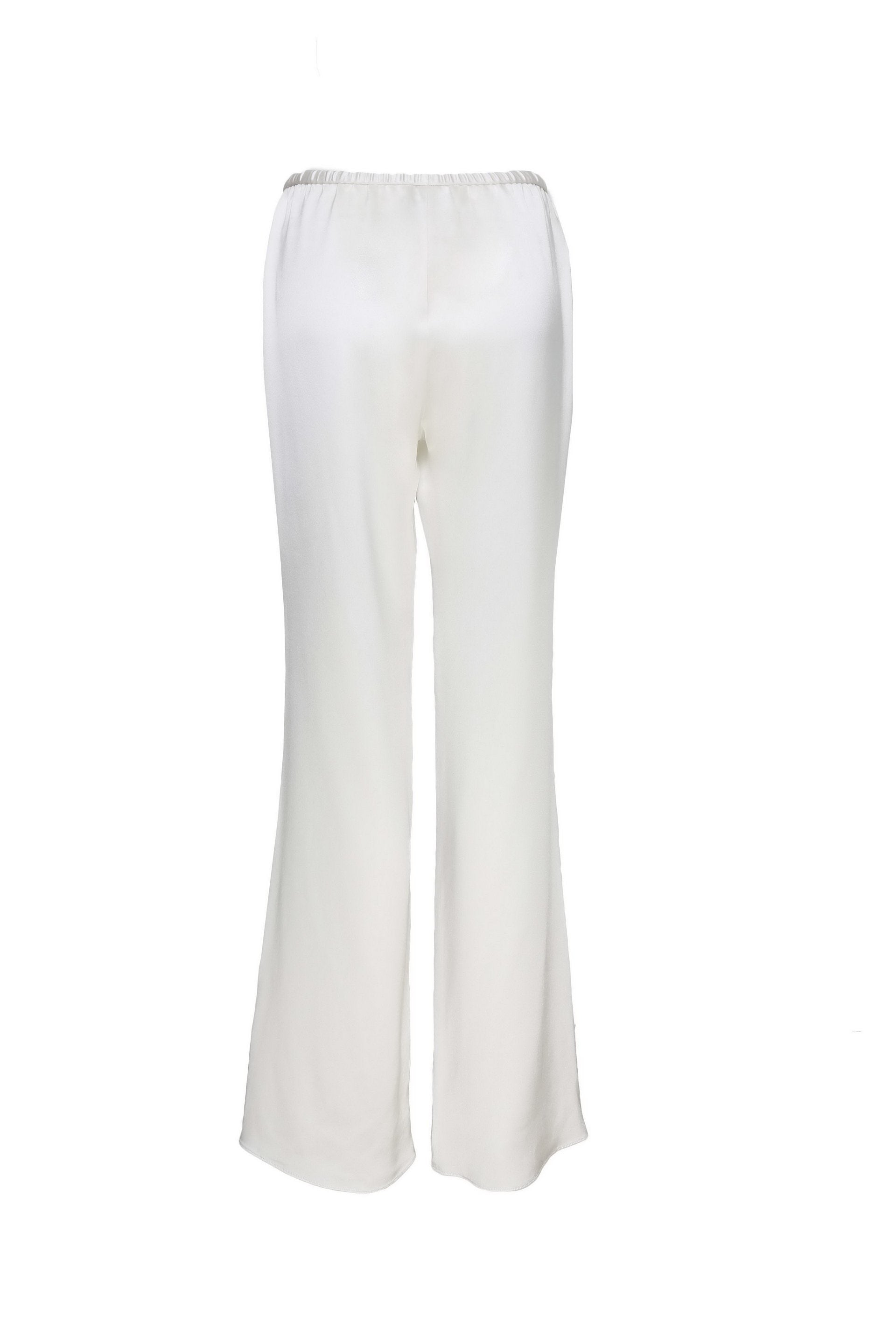 Romantic Silk Straight Leg Trouser