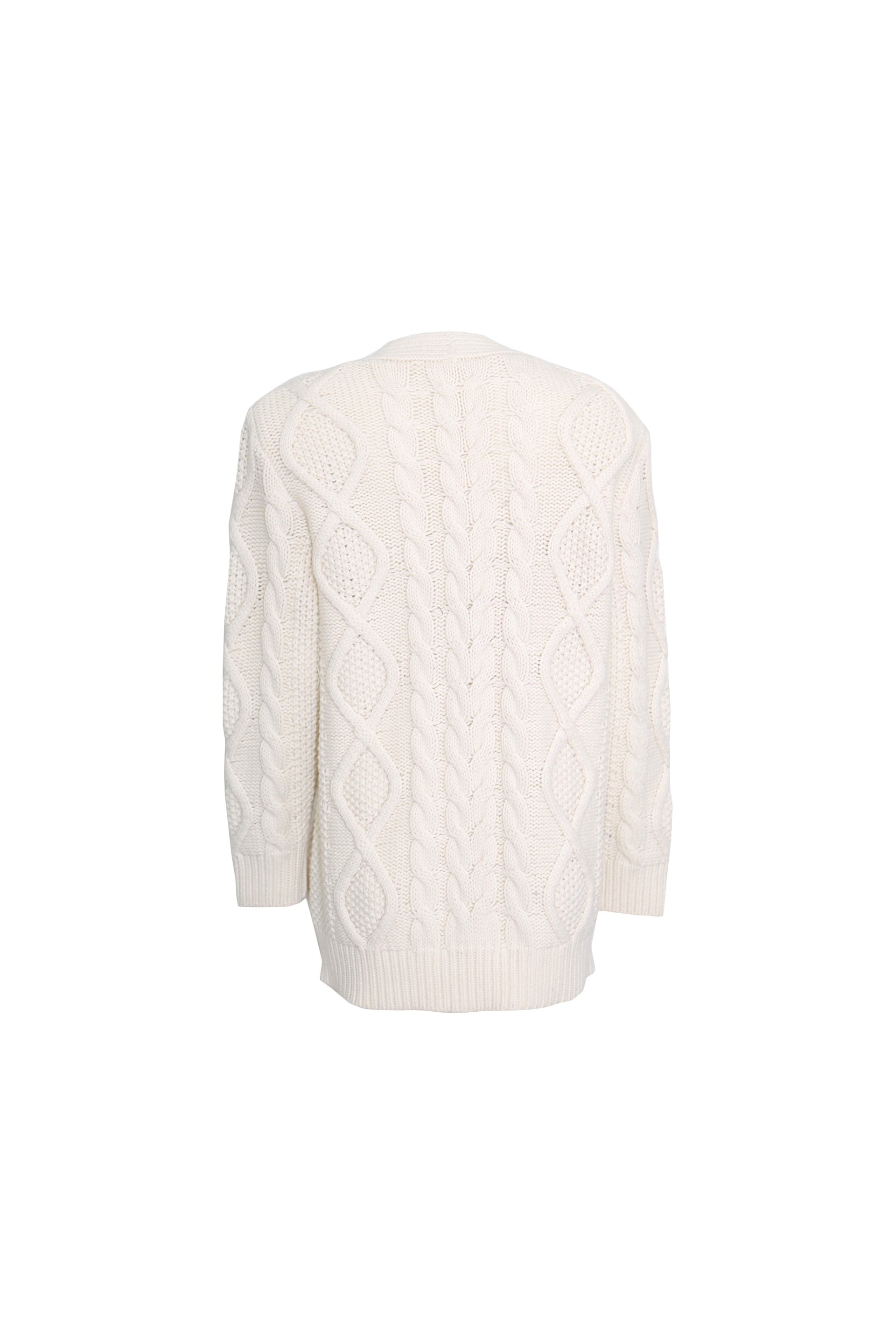 Merino wool low-V dress sweater